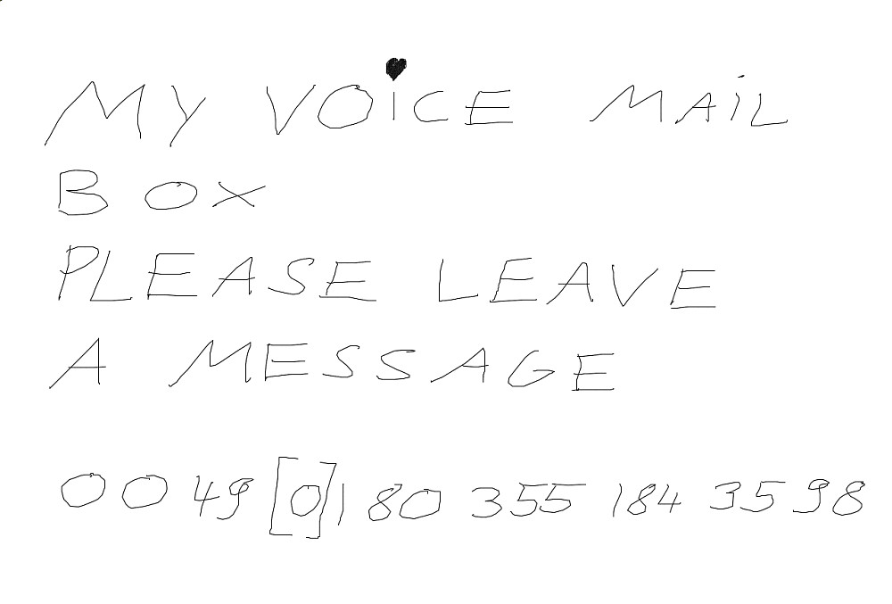 leave a message