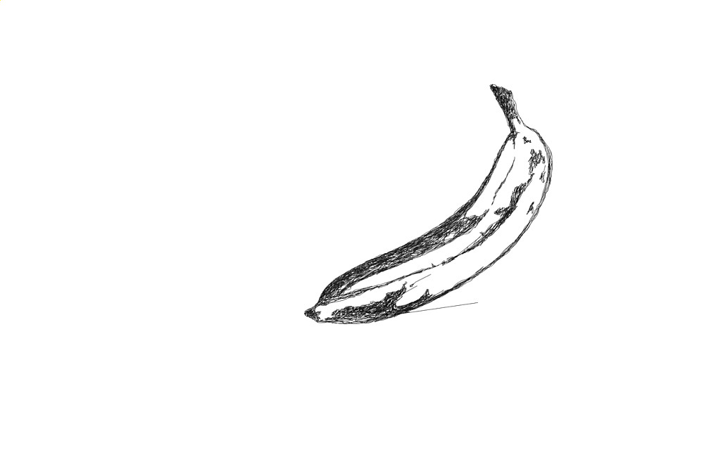 a banana