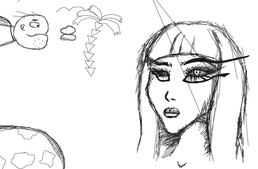 woman head