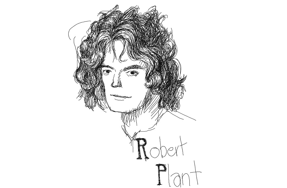 Robert Plant from Led Zeppelin