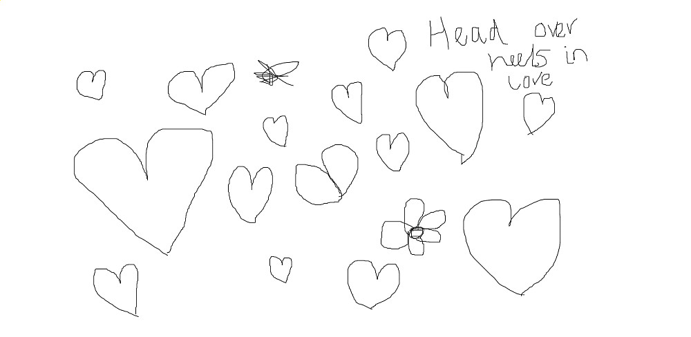 Head over heels in love