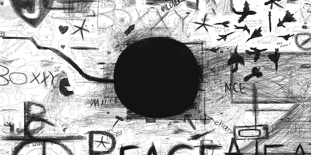 black center spot