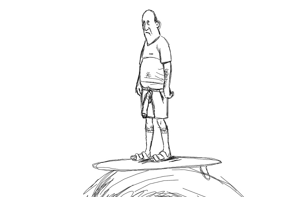 surfdude coke hanging