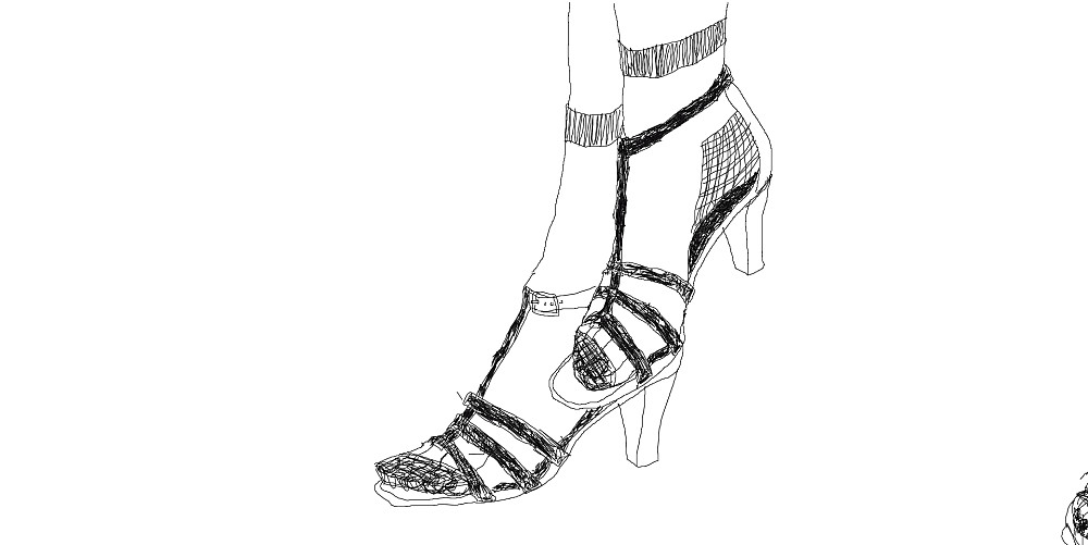 feet in sandals