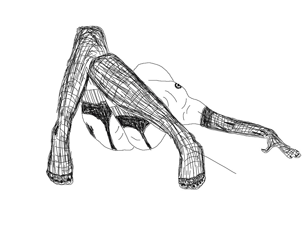 laying girl