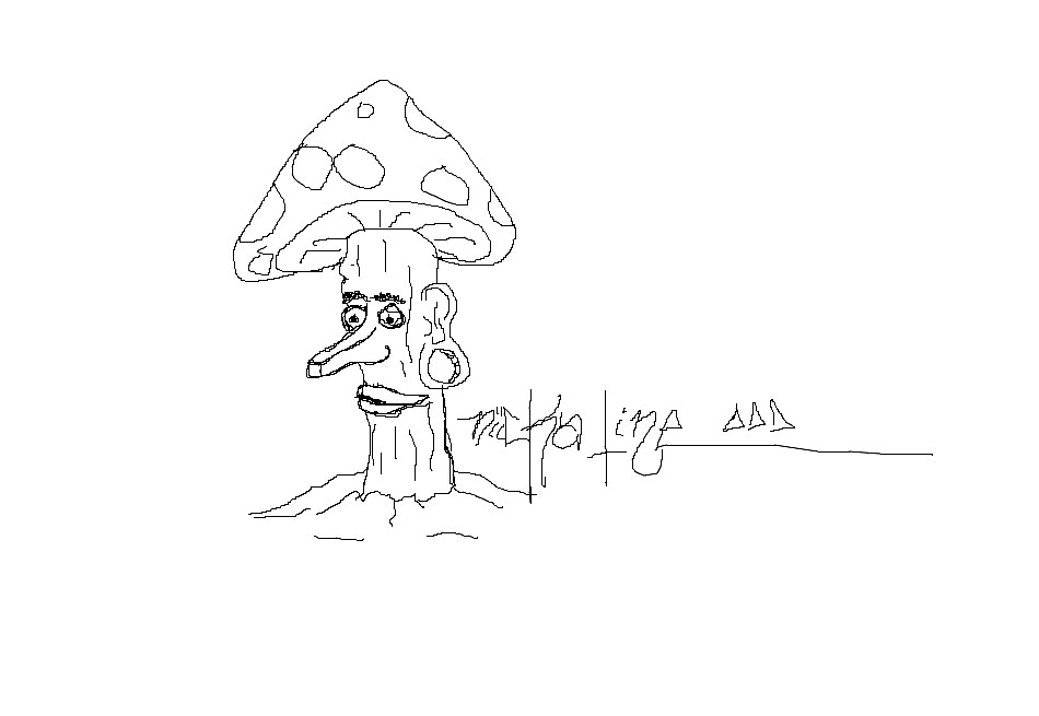 lonesome mushroom man