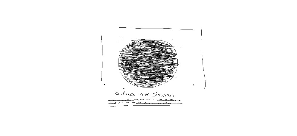 a lua no cimena