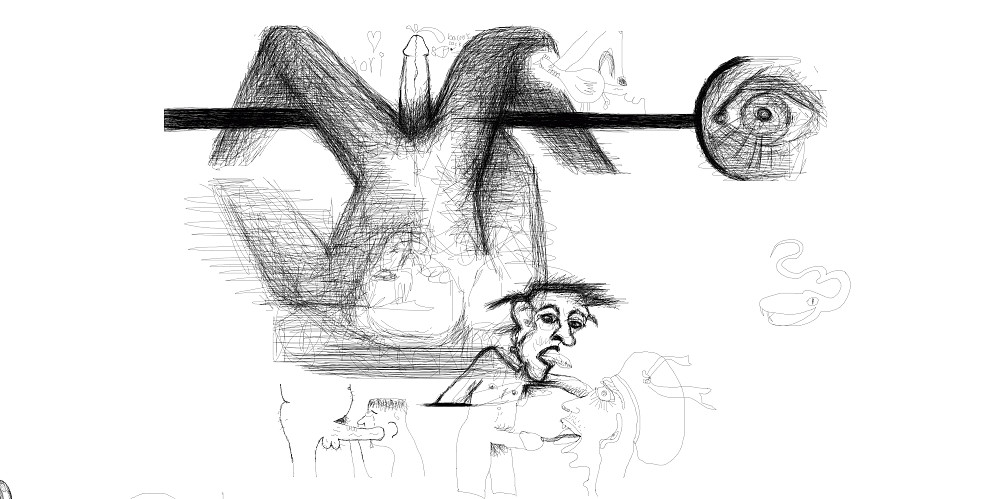 sexy drawing/somebody´s watching you