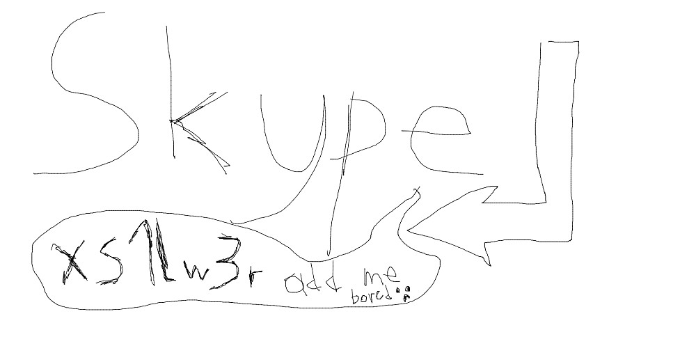 my skypei i am bored