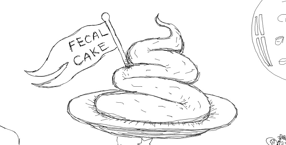 Fecal Cake