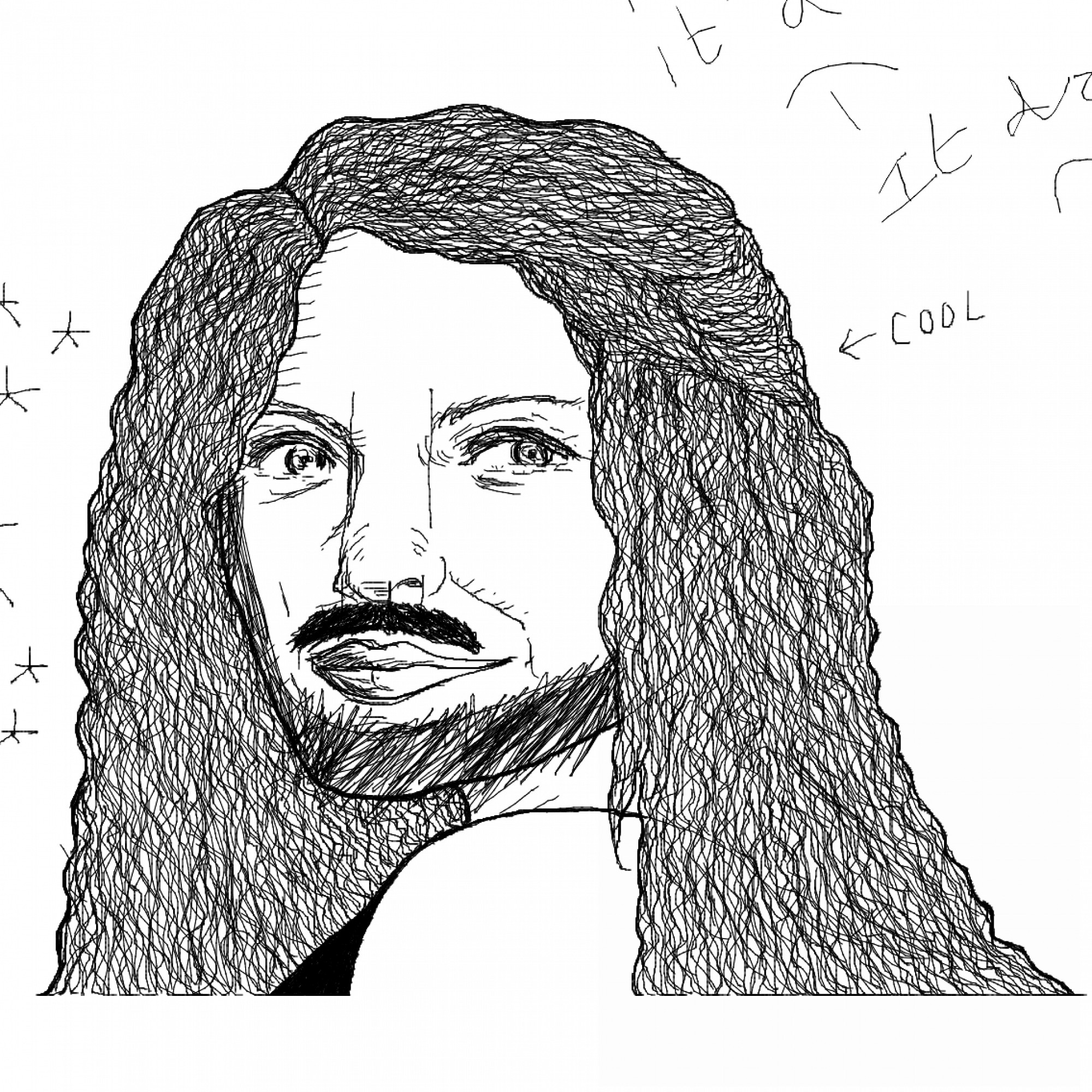 nice hair man