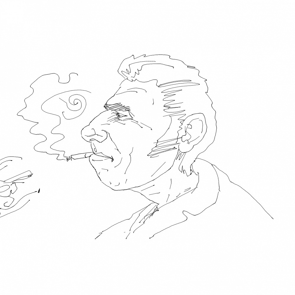 dude smoking