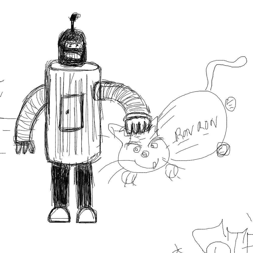 robot # cat