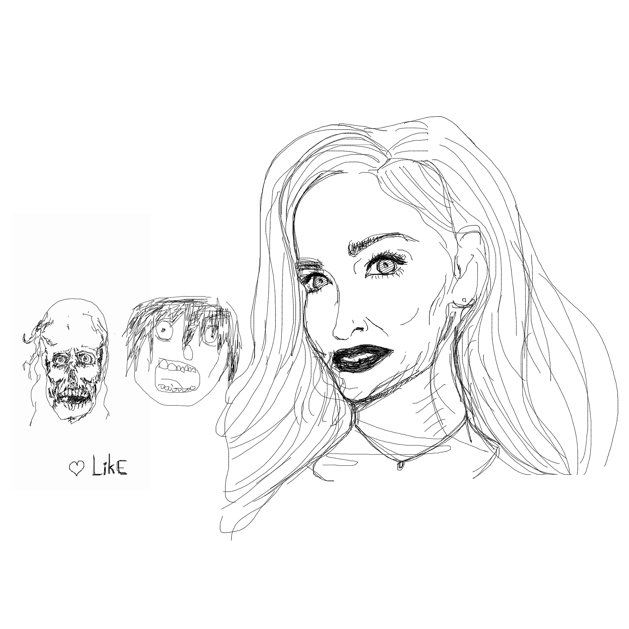 beauty and zombie