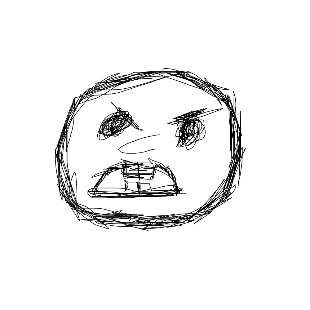 angry face