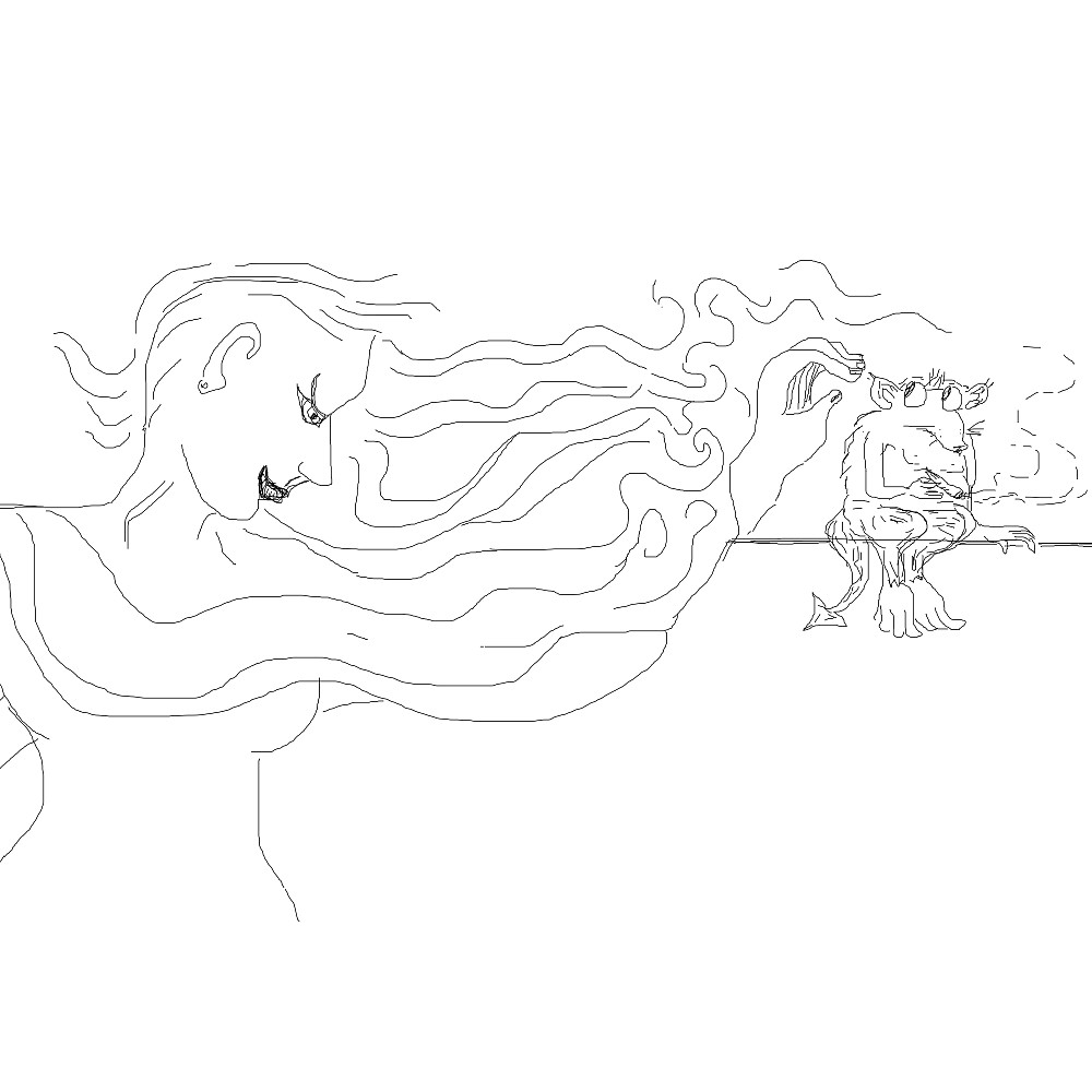 Woman & Mouse