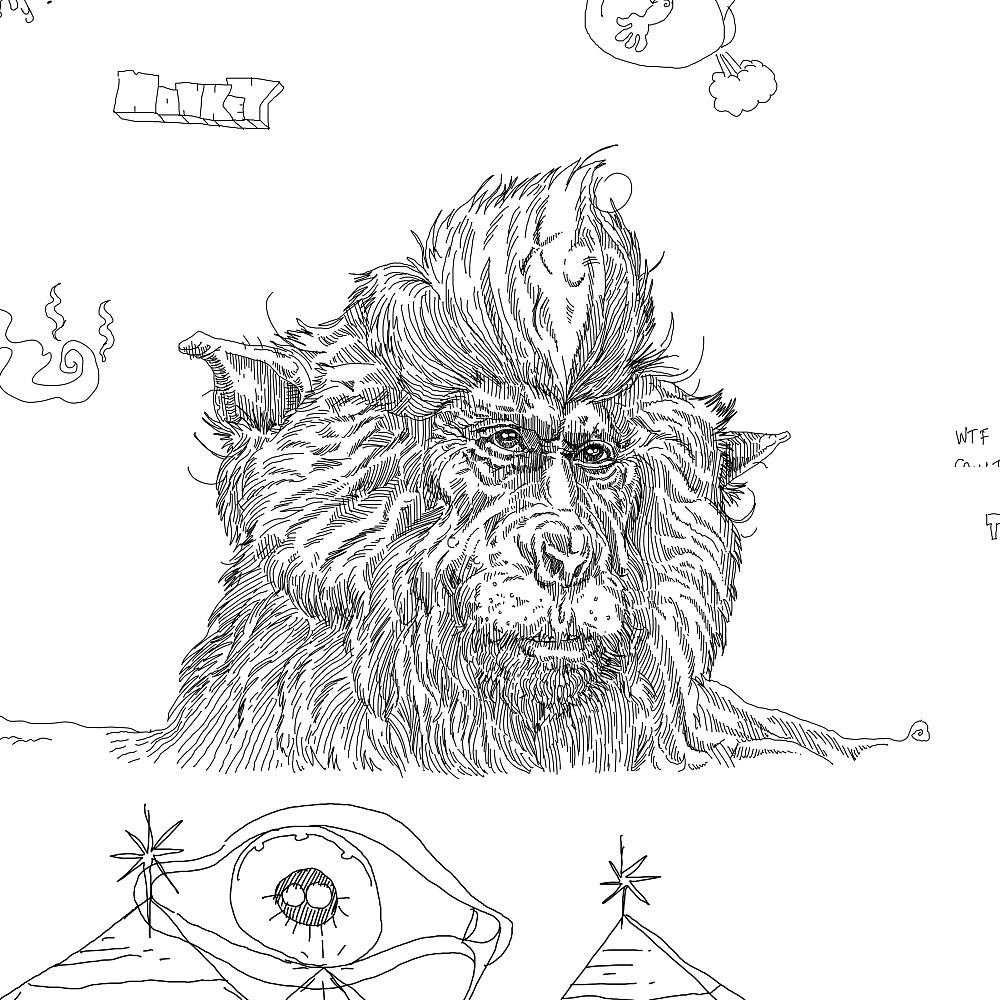 monkey portrait