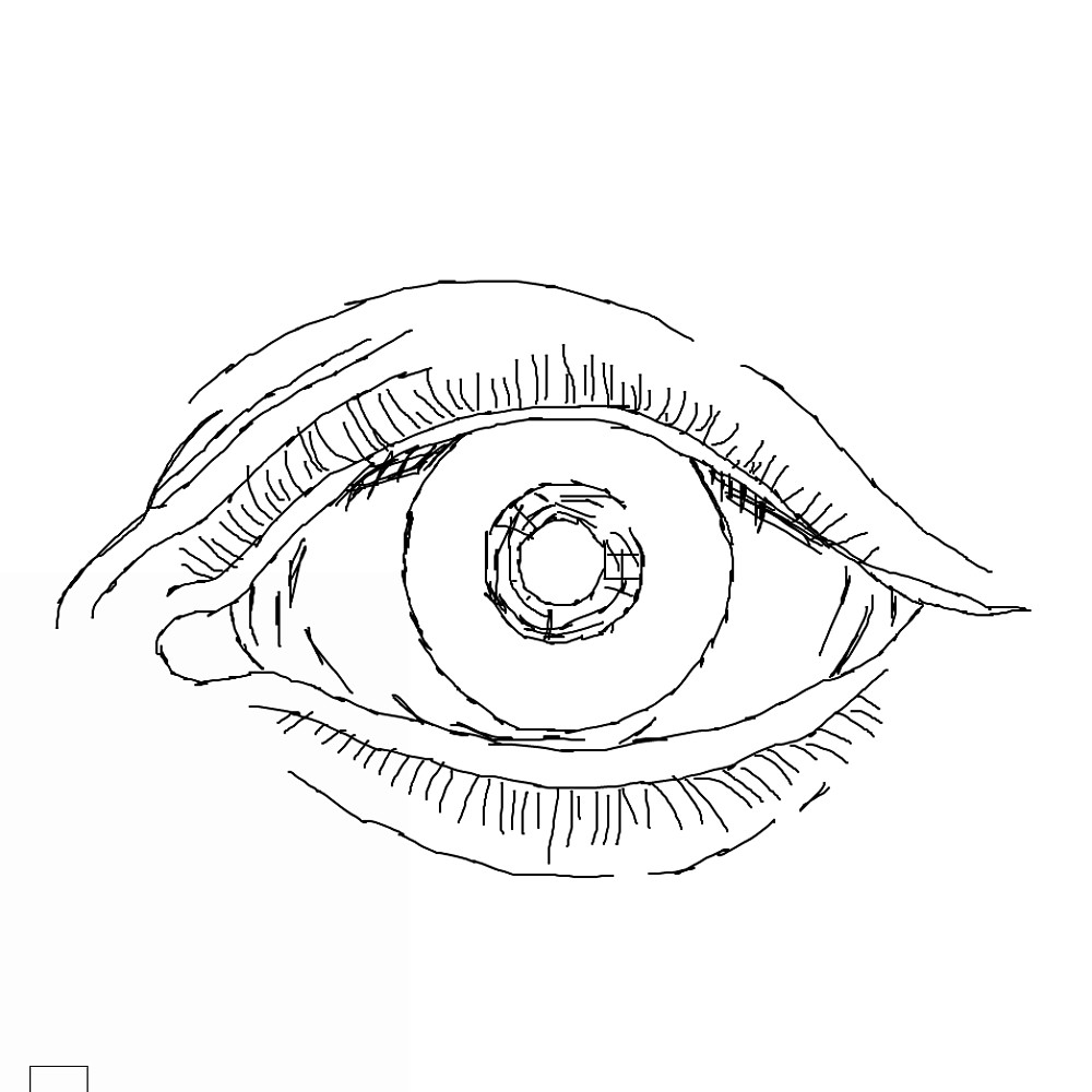eye in the middle of chaos