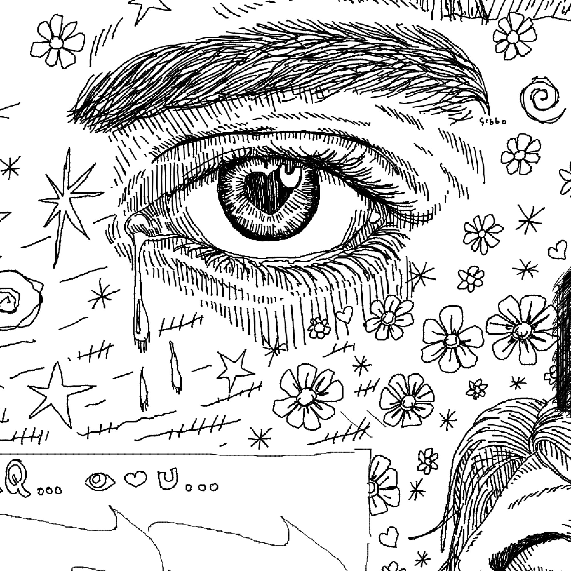 I Love You -  eye in the middle of chaos 2