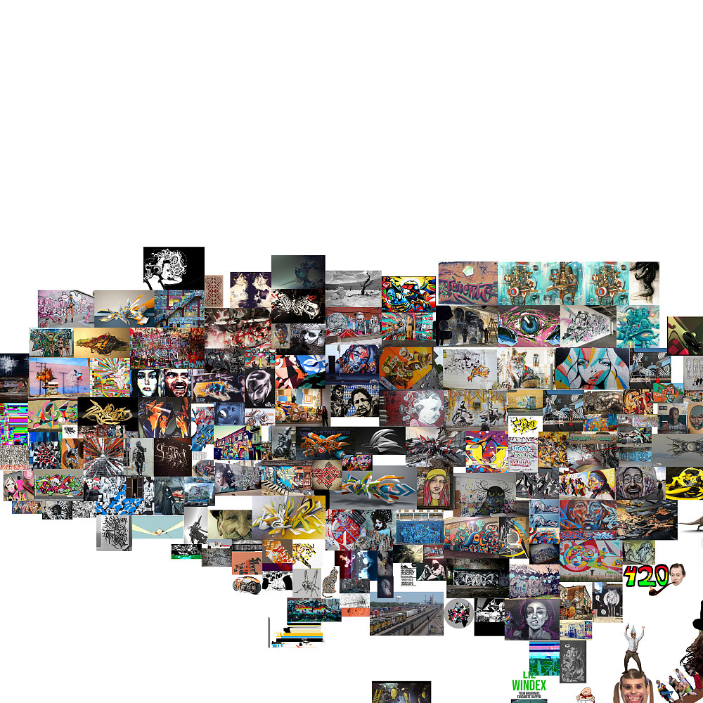 wall of graffiti