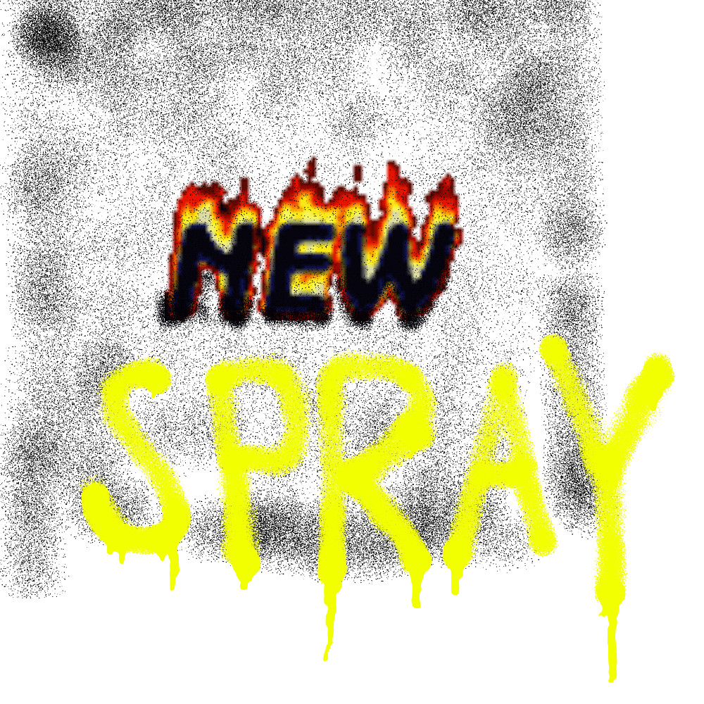new spray paint brush